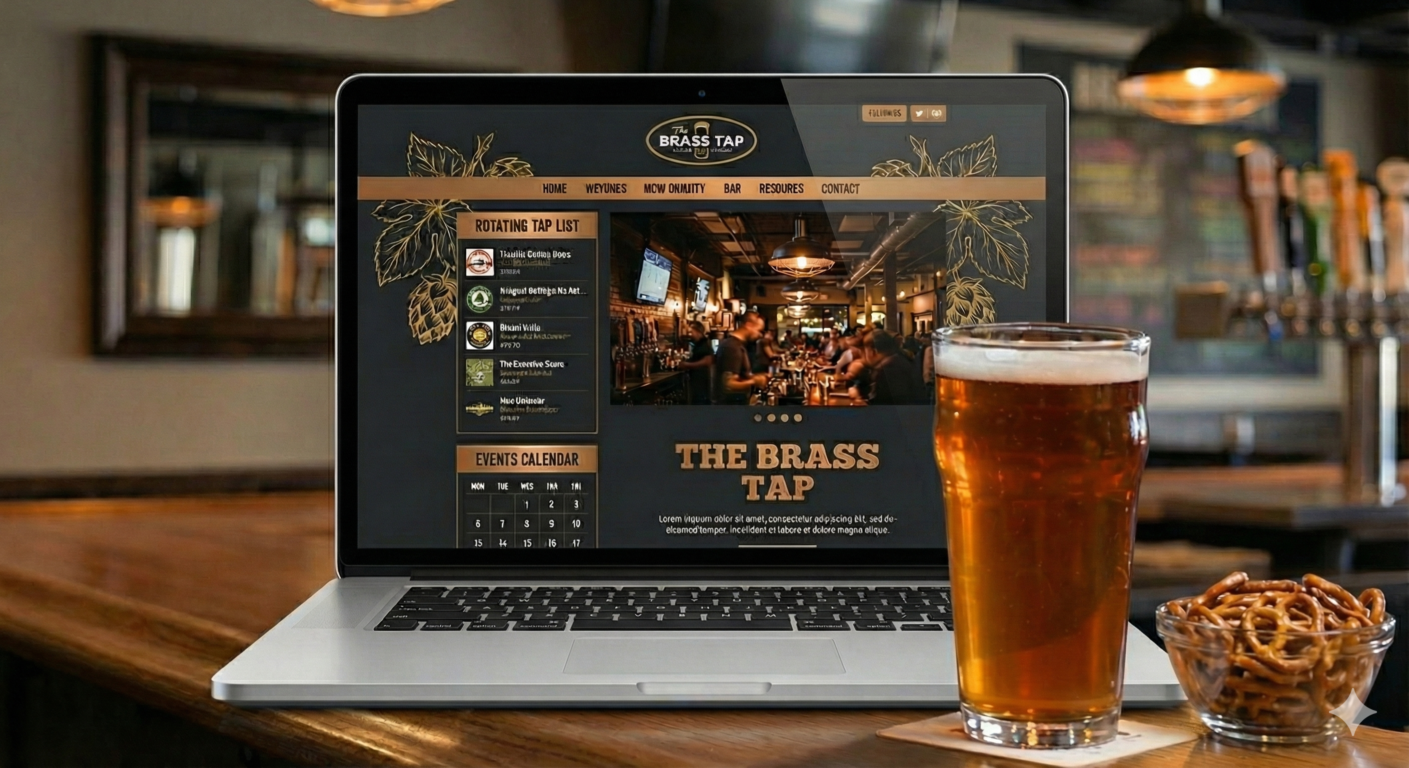 The Brass Tap Website