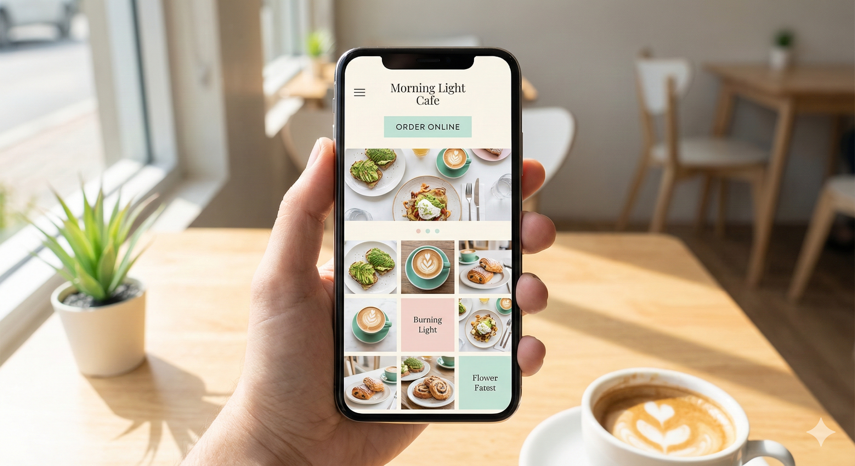 Morning Light Cafe Website