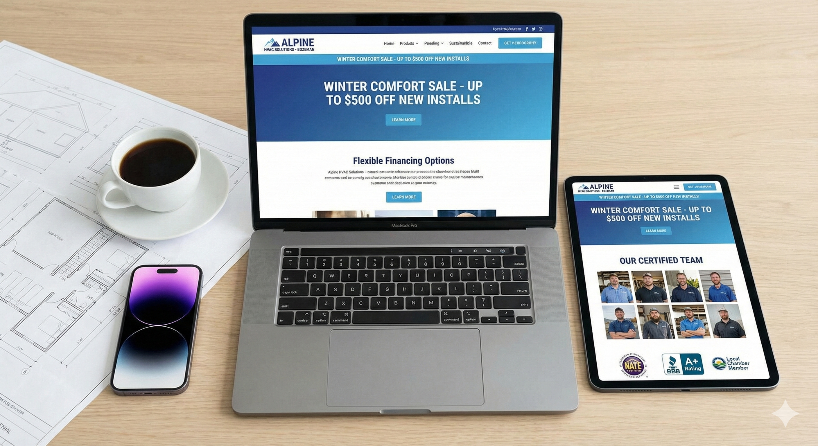 Alpine HVAC Solutions Website