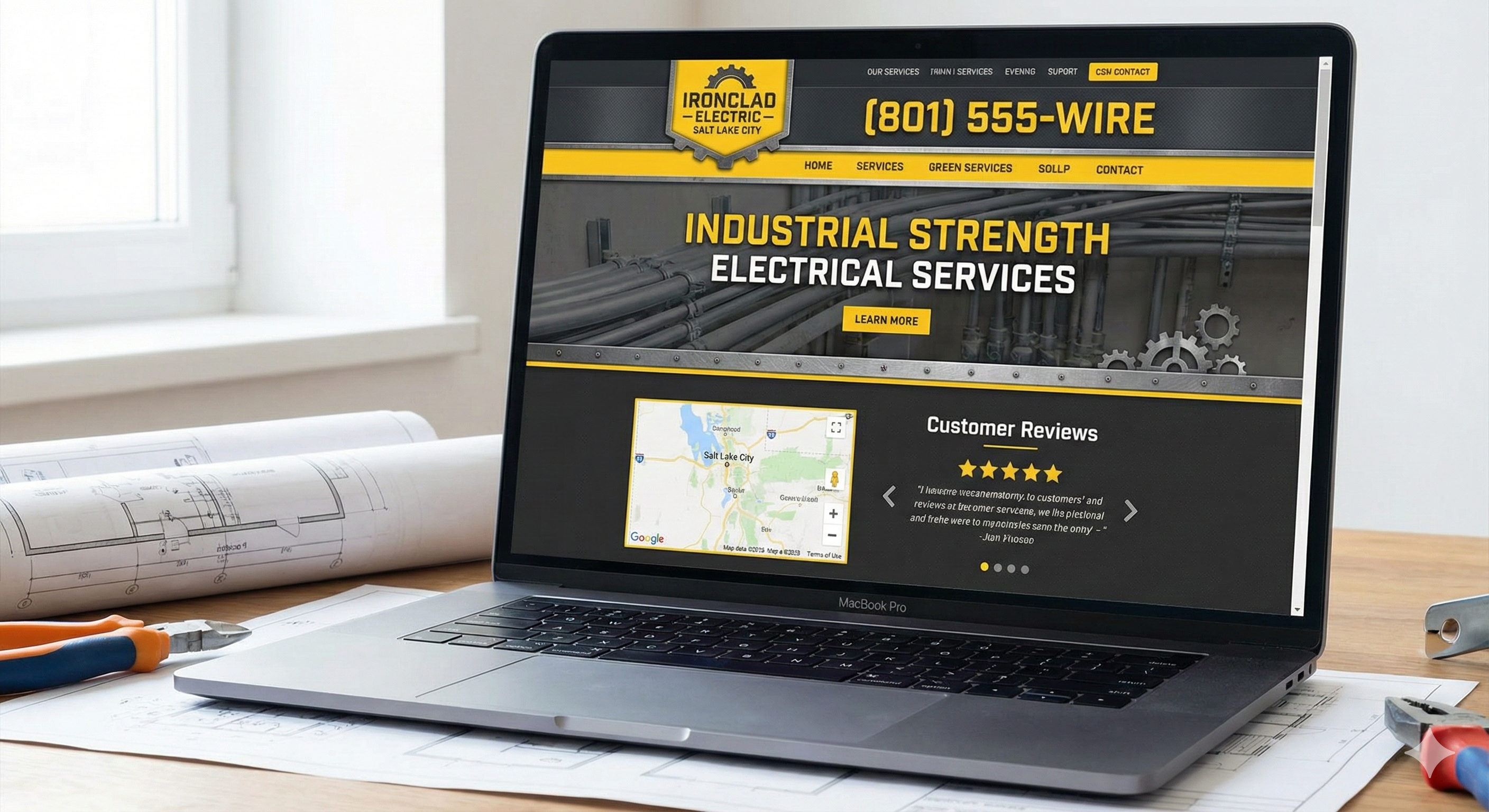 Ironclad Electric Website